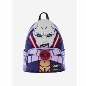 Loungefly Disney Star Wars Asajj Ventress  Mini Backpack NYCC Hard Tag